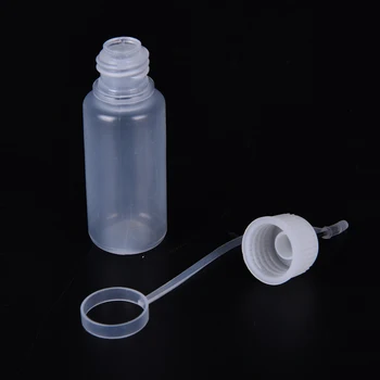 Nové 2ks/10 ml veľa Prázdnych Plastových Ihly Fľaše, PE Plastové Fľaše S Kvapkadlom Skrutku Kovové Ihly Spp Fľašiach