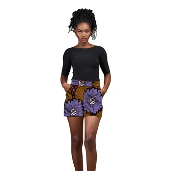 Africké módne dámske šortky v lete Africkej tlače na zákazku dashiki oblečenie pre dámy street style hot šortky plus veľkosť