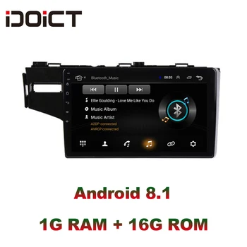 IDOICT Android 8.1 Auto DVD Prehrávač, GPS Navigácie, Multimédiá Pre Honda Fit Jazz Rádio 2016 2017 auto stereo