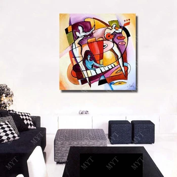 Ručne Maľované Plátno Olejomalieb Moderné Abstraktné Umenie Fotografie Pre Domova Závesné Dekorácie Na Stenu Umenie Nie Zarámované