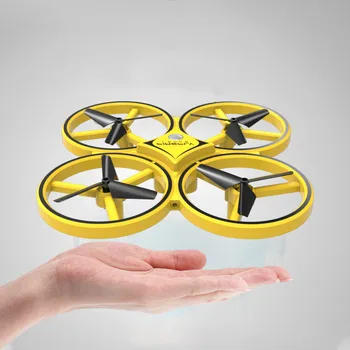Štyri Osi Drone Smart Hodinky Diaľkového Gesto Interakcie Pneumatické Vysokej Nadmorskej výšky Lietadla, darčeky pre Deti