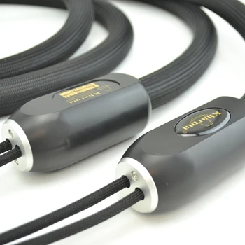 Pár hifi audio GR-1C Reproduktorový Kábel top reproduktorový kábel Extrémne Podpis Top loundspeaker kábel s Y zásuvný konektor