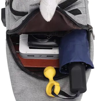 2020 Mužov Taška cez Rameno Závesu Hrudníka Pack Plátno USB Nabíjanie Športové Crossbody Kabelka, Cestovná Batohu Muž Chestbags