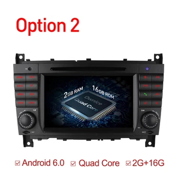 4G SIM LTE Android 6.0 8 Jadro 32G ROM 2DIN Auto DVD GPS hráč Na Mercedes W203 W209 W219 A-Trieda A160 C-Class C180 C200 CLK200