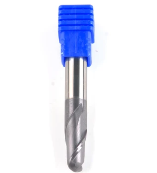 2 flauty R0.5 R0.75 R1.25 R2mm loptu nos konci mlyny, 35degree helix uhol, malé ramienka karbidových frézy CNC nástroje