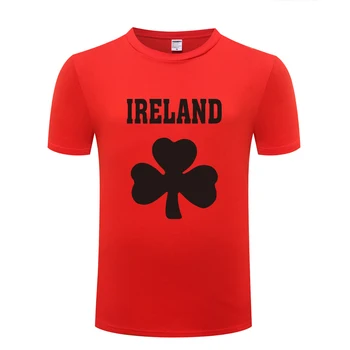 Írsko Ďatelina Tvorivé pánske T-Shirt T Shirt Mužov 2018 Nový Krátky Rukáv O Krk Bavlna Ležérny Top Čaj