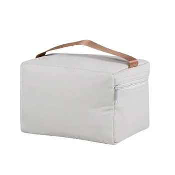 Prenosný Piknikový Izolované Skladovanie Potravín Box Obed Taška Udržať v teple /cool deti Mužov Chladnejšie Lunch Box Sivá