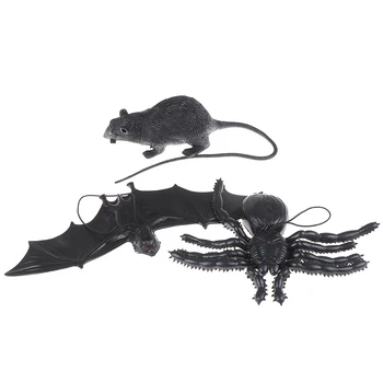 1pc New Horúce Predaj Halloween Party Dekorácie Dodávky TPR Bat Spider Veľké Myši Festival Dekorácie