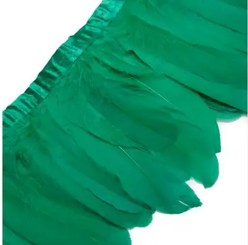 2M dlhé Svadobné Party Goose Fringe Výbava Farbené pierko stuhy Udalosti Dekorácie Šaty Sukne Oblečenie DIY Remeselnej Tvorby