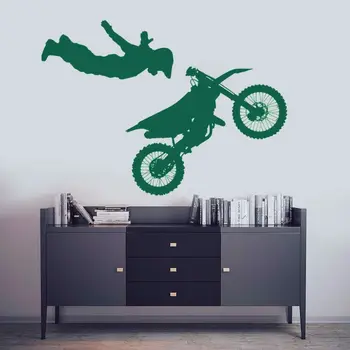 Nie Ruka Motocross Vzduchu Kúsok Triky Stenu, Nálepky na Motorke Domov A Motorových Garáž Dekorácie Vymeniteľné A002534