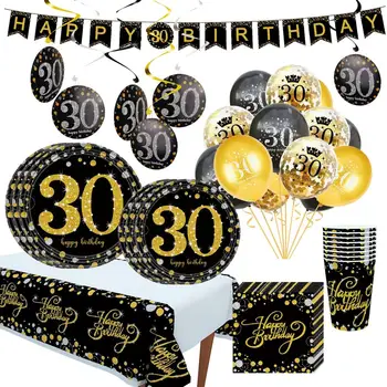 HUIRAN 30 40 50 Rokov Narodeniny Dekor Balónikov Happy Birthday Balón 30. 40. 50. Narodeniny Party Dekor Dospelých Baloon Latex Balon