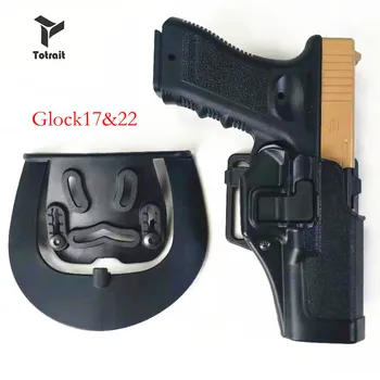 Lov Pravej Ruke Pištoľ Gun Puzdro pre Glock17 19/USP/Colt 1911/ M9/SIG P226 Taktické Airsoft Boj proti Školenia Závesu