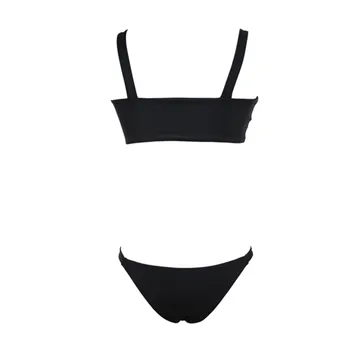 Dámske Push-Up Plavky Ženy Sexy Pevné Čierne plavky Plážové Párty Biquinis Feminino 2019 Sun Protection Plus Veľkosť 19Jan22