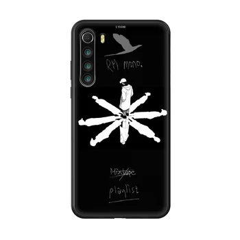 Kryt RM Mono Telefón puzdro Pre Xiao Redmi Poznámka 8T 8 9 7 7A 8 8A 4 5 9S Pro Black Shell Luxusné Späť Módne Prime Maľovanie Nárazníka
