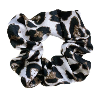 Móda Pružnosť Scrunchie 2019 New Horúce Copu Držiteľ Hairband Leopard Zrna Vlasy Lano Pre Ženy Dámske Elastické Vlasy Pásma