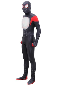 Kostým pre Dospelých Deti Chlapcov Black 3D Tlač Super hrdina Cosplay Kostým Superhrdina Zentai Muža Oblek