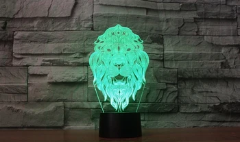 [Sedem Neon]Doprava zadarmo Lion King Akryl 7Colors Stolná Lampa 3D Lampa Novosti darček Led Nočné Svetlo Millennium Falcon Svetlo