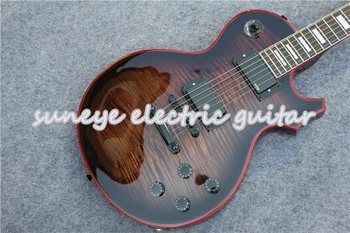 Suneye Vlastné Sivá, Elektrické Gitary, Červená Gitara Záväzné DIY Gitara Auta Blok Pearl Vykladané Guitarra Electrica ľavou Rukou k Dispozícii