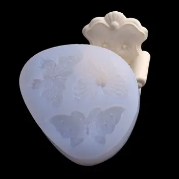 ANGELADY Mini 3D Butterfly Tvar Epoxidové Živice UV Lepidlo Remesiel Silikónové Formy Kreatívne HOBBY Art Prívesok Brošňa Šperky Nástroj Príručka
