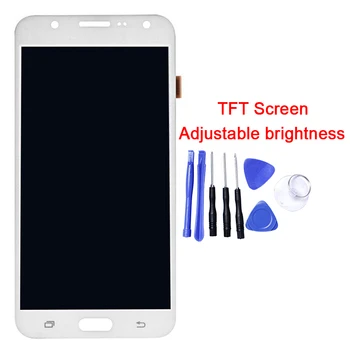TFT Displej Pre Samsung Galaxy J7 J700 J700F LCD Displej Dotykový Displej Digitalizátorom. Nastaviteľný Jas pomocou Nástrojov