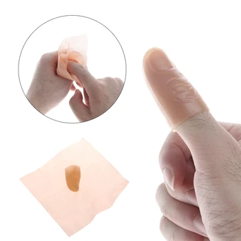 Gumené Magic Palec Tip Trik Zblízka Zmiznúť Objavia Prst Trik Rekvizity PopCAS W25