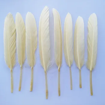 20 ks Vysoko kvalitné farebné perie Goose malé rovný nôž Diy pierko mš materiálov ručne 10-15 cm/4-6inch