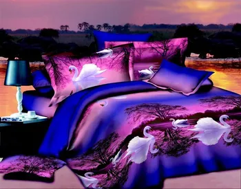 UNIHOME kvalitné pohodlné 3D Veľký vzor/posteľná set/posteľná bielizeň sady perinu posteľná bielizeň list prehoz cez posteľ obliečka na vankúš