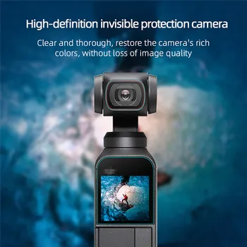 Objektíve fotoaparátu Ochranná Fólia pre DJI Osmo Vrecku 2 Vlog HD Tvrdeného Skla Screen Protector PTZ Kamery Príslušenstvo