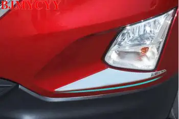 BJMYCYY 2KS/SET Auto svetlomety obočia, ABS dekoračné lišty pre Chevrolet Rovnodennosti 2017 2018