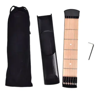 Prenosné Vreckové Akustická Gitara Praxi Nástroj 6 String 4 Pražec Model Začiatočník Prst Akord Konverzie Gitara Vzdelávania Dospelých Hračka