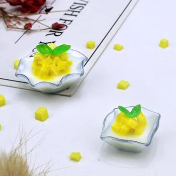1/12 Miniatúrny model hračka simulácia Mini mango, kokos šťavy domček pre bábiky