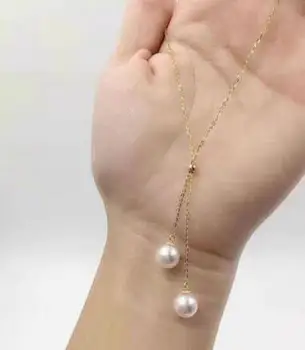 Doprava zadarmo >>>>ušľachtilý šperky nádherný, nádherný south sea biela 11-12mm kolo perlový náhrdelník 14k zlato