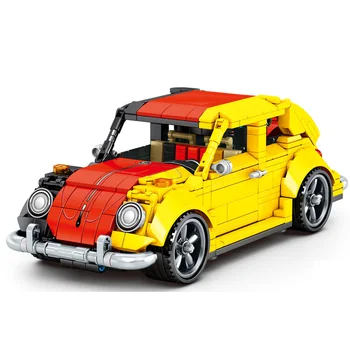 675 Ks Tehly Mini Športové Auto Nastaviť Mesto Technic Model Stavebné Bloky Chlapci Narodeniny, Vianočné Darčeky Deti Hračky Pre Deti