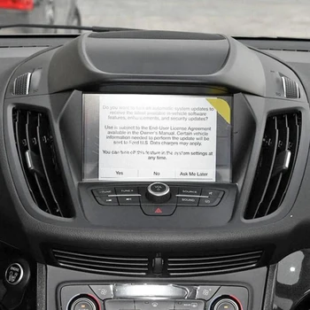 8 Palcový Auta GPS Navigácie Tvrdeného Skla Nálepky Ocele Ochrannou fóliou Pre Ford Kuga 2016 2017 2018 Príslušenstvo