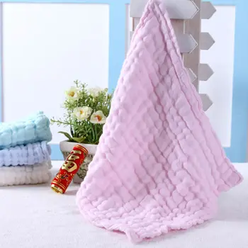 2019 Nové 1PC Baby Safe Washcloths Pre Citlivú Pokožku Washcloths Bavlnené Uteráky Gázy Námestie