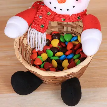 Veľká Veľkosť Vianočné Cukrovinky Úložný Kôš Sladkostí Kôš Stolové Dekorácie, detský Domov Strán Vianočné Cukríky box