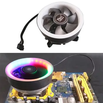 RGB LED, CPU chladič na Chladenie heatpipe 3Pin ventilátor CPU PC Chladiaci ventilátor Chladiča chladič pre Intel a AMD