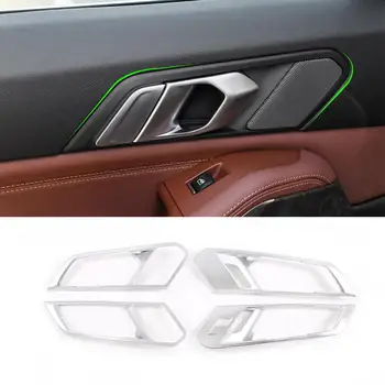 4pcs Chrome ABS pre BMW X5 G05 2019 Model S Tepelným Štýl Interiérové Dvere Rukoväť Výbava LHD Vozidlá, Príslušenstvo