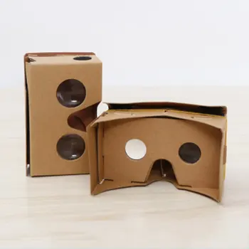 Google Kartón VR Box DIY VR Virtuálnej Reality 3D Okuliare Magnet VR Pole Kontrolér 3D VR Okuliare pre iPhone Samsung