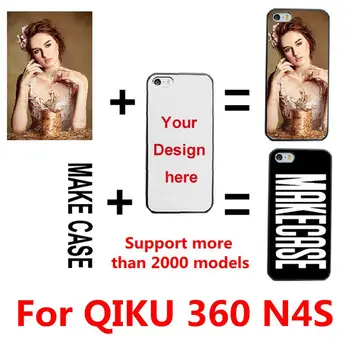 DIY Osobné vlastné fotografie názov Prispôsobiť tlač a design obrázok kryt prípade QIKU 360 N4S