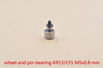 Stud typ cam stúpenec valčekové ložiská KR13 KRV13 CF5 Cam Stúpenec Ihlové Ložisko M5X0.8 mm Kolieska A Pin