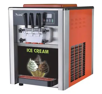 18 L/H Soft Ice Cream Stroj Nehrdzavejúcej Ocele 1800w Ice cream Maker, Takže Automat s CE