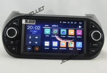 Octa-core IPS obrazovke Android, 10 Auta GPS rádio Navigácia pre Fiat Fiorino Qubo peugeot Bipper Citroen Nemo 2008-2016
