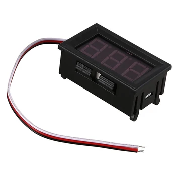 Nové Mini voltmeter Digitálny tester napätia, test batérie DC 0-30V červené auto auto