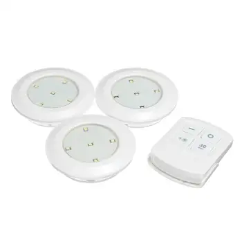 Bezdrôtové 5 LED Diaľkové Ovládanie Touch Lampy, Nočné Lampy, Kuchyne a Pod Skriňu Skrine, Svetla, Žiadna batérie pribalené