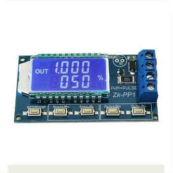 Generátora signálu PWM Impulzov Frekvencie zapnutia Nastaviteľné Square Wave Obdĺžnikových Vĺn Modul LCD Displej PWM Modul Doska