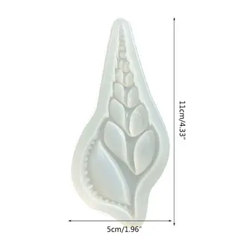 DIY Crystal Epoxidové Živice Silikónové Formy Shell Conch Plesne Keychain Dekorácie Ručné Remeslá Šperky, Prívesok, Takže Nástroj
