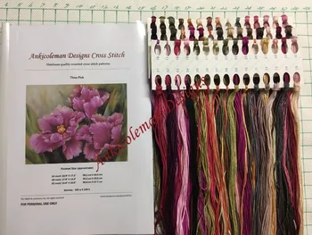 Vyšívanie na vyšívanie DIY francúzsky DMC-Vysoká Kvalita - Počítajú Cross Stitch Súpravy 14 ct olejomaľba - Jarné Kvety