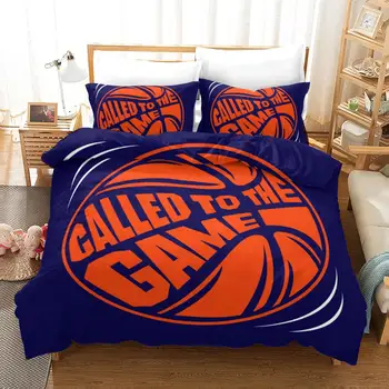 3D Basketbal Slam Dunk posteľná bielizeň Set Prikrývka Perinu obliečky na Vankúše Posteľná Bielizeň Twin Set Plný Kráľovná Kráľ jednoduché Dvojité 2-3KS