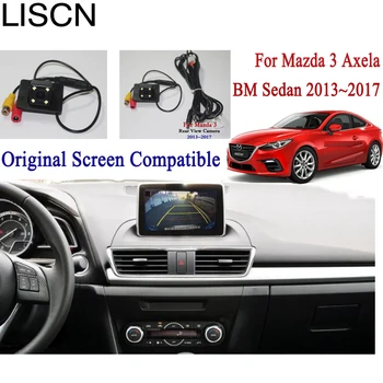 Cúvanie parkovacia Kamera Pre Mazda 3 Axela BM Sedan 2013~2017 Originálny Displej Kompatibilný Monitor parkovanie špz Fotoaparát